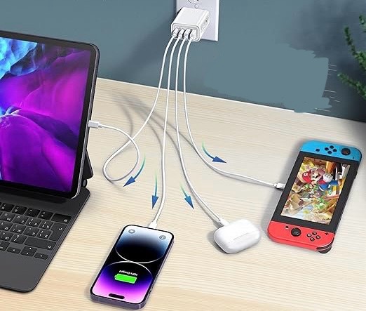 20W USB C Wall Block with 3Ft USB C Cable (2 power blocks, 2 usb-c cables)