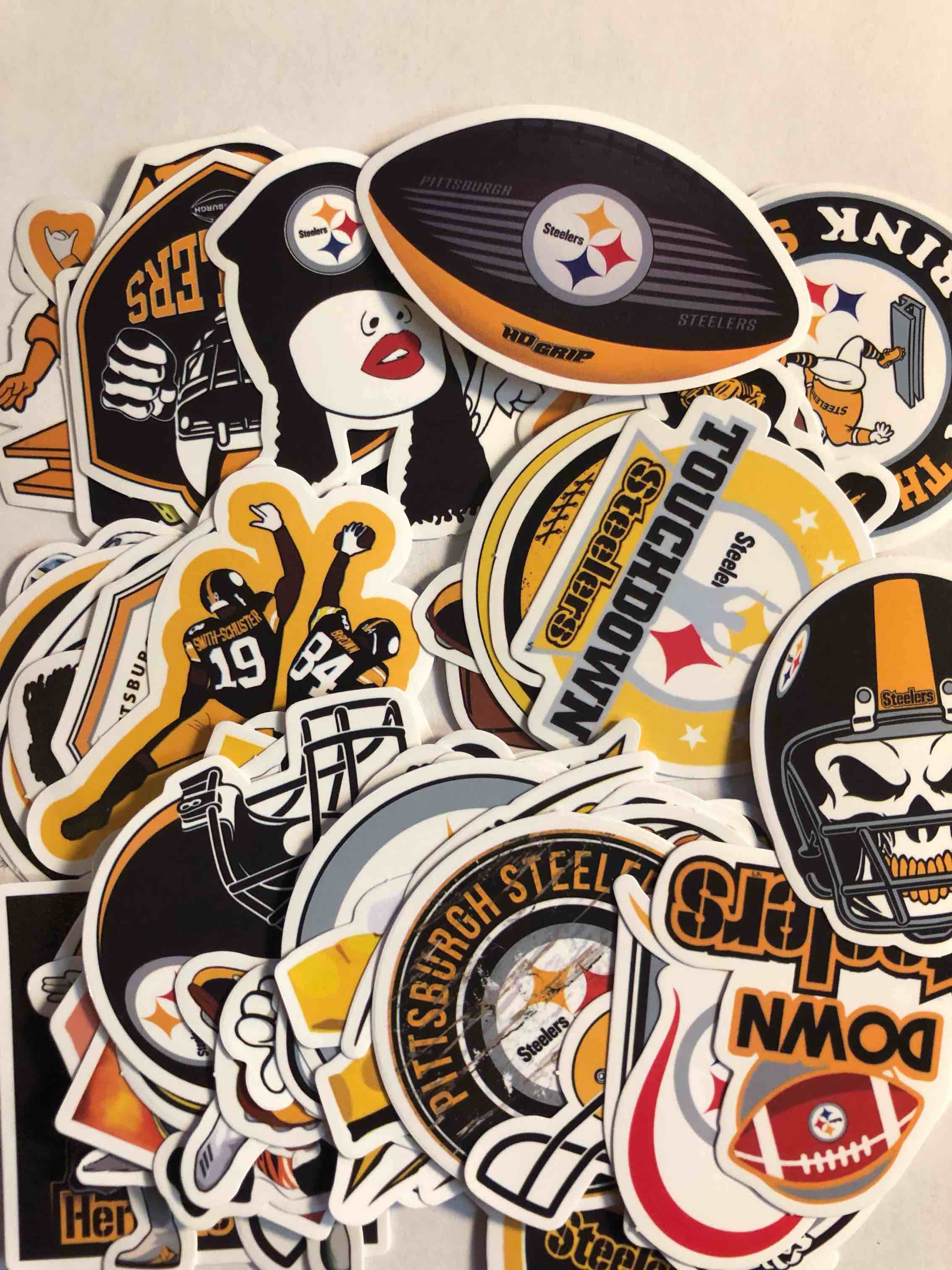 Football Stickers 50 pcs assorted waterproof stickers