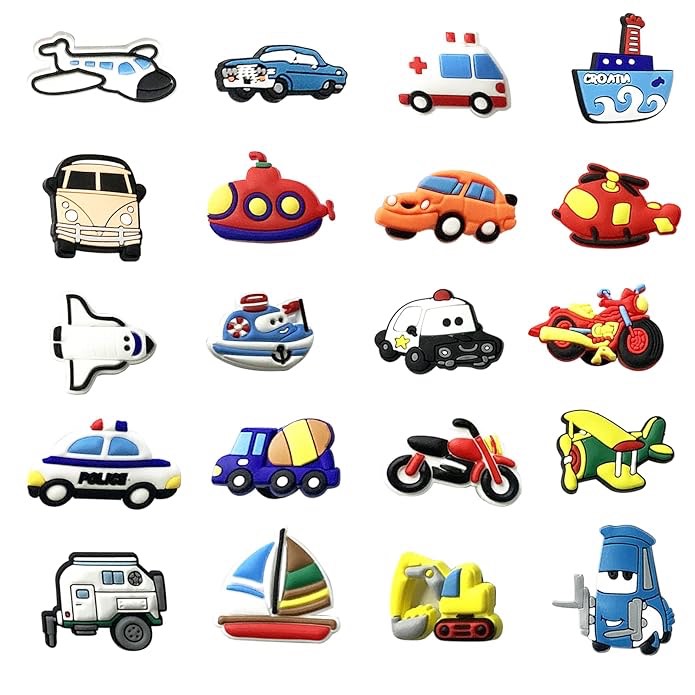 KULPOL Shoe Charms, Shoe Decoration Charms, Shoe Decoration Pins For DIY Clog Sandals Girls Boys Kids Men Women Birthday Gifts Party Favor