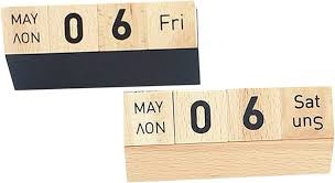 Office Calendar Desk Calandar Wooden Desk Calendar Rustic Perpetual Calendar Desktop Calendar Wood Ornaments Manual Calendar Calendar Decoration Wood Calendar Wooden Black Bamboo
