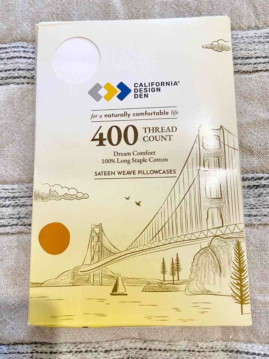 California Design Den Standard Queen Size Pillowcase Set - 400 Thread Count