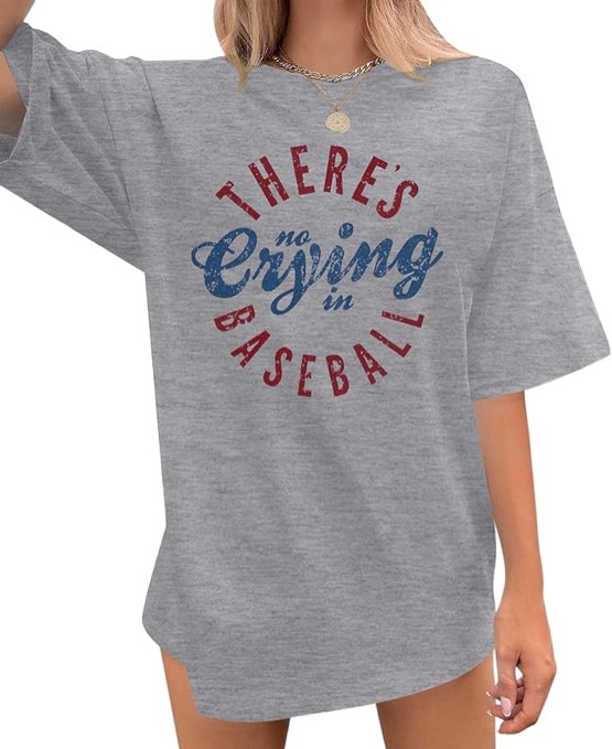 Baseball Mom T-shirt Women Letter Print Funny Baseball Graphic Tees Tops Short Sleeve Casual Tee