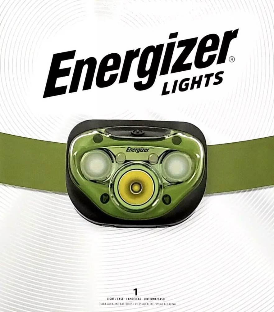 ENERGIZER LED Headlamp Flashlights, Powerful Head Light For Outdoors, Camping, Running, Storm, Survival,