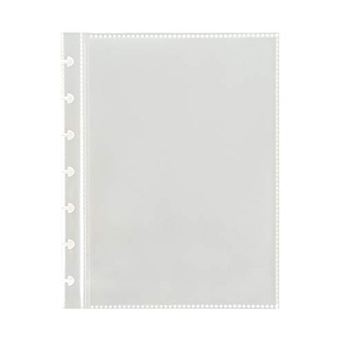 ?25 Pack) Photo Sleeve Inserts,Heavy Duty Photo Page Protector - (6x8, 50 Pictures),3-Ring Binder Sleeve Refills,1Pocket Photo Page Holds Two 6x8 Pictures,Photo Protectors (6x8)