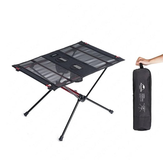 Naturehike Portable FT07 Folding Camping Table Black Color (NH19Z027-Z)