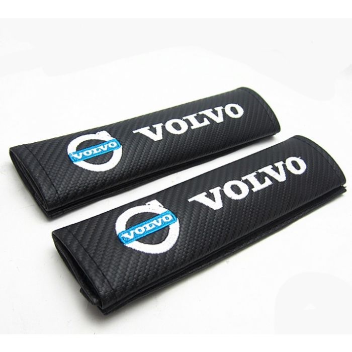 2 pieces Car Seat Belt, Shoulder Pads Strap Cover (Volvo)