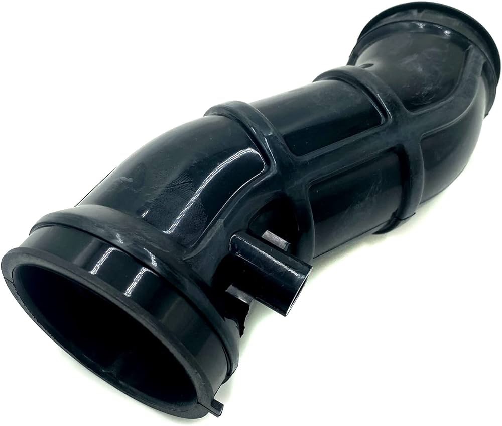 TIGESYD Compatible with Yamaha Raptor 660 Air Box To Carburetor Carb Intake Tube Left Side Manifold Snorkel Rubber Boot black Intake Air Filter Joint New 2001-2005