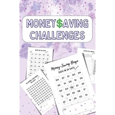 Money Savings Challenge Book: Budget planner, Savings Tracker Journal, An easy and fun way to save money. Paperback