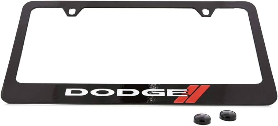 License Frame Inc. Dodge Logo License Plate Frame