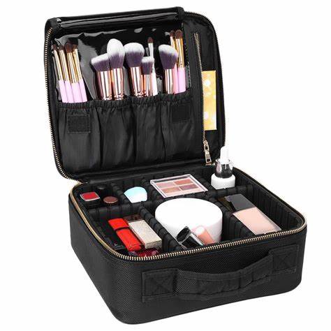 WE Search Resultsge Makeup Bag, Travel Makeup Bags for Women, Cute Cosmetic Zipper Pouch Purse, Waterproof Portable Travel Toiletry Bag Makeup Brush Bag Organizer Storage for Women Girls