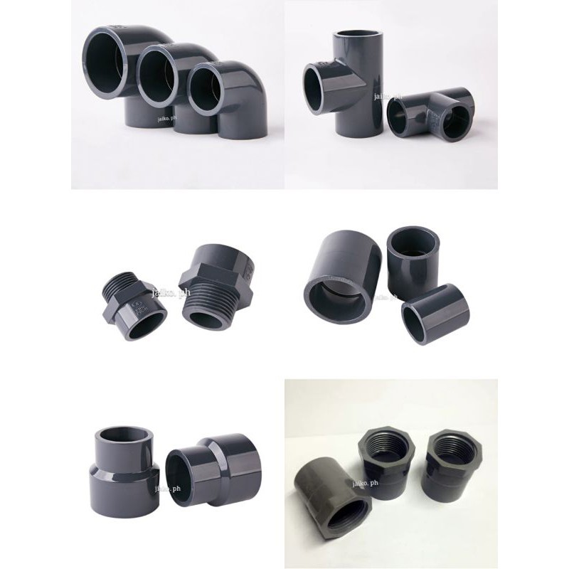 PVC Reducer Pipe Fitting Gray