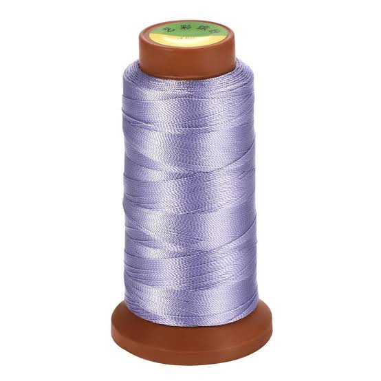 PATIKIL Strands Braided Beading Thread, Fiber Beaded Wire Line for DIY Beads Craft purple