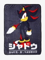Sonic The Hedgehog Shadow Sonic Throw Blanket