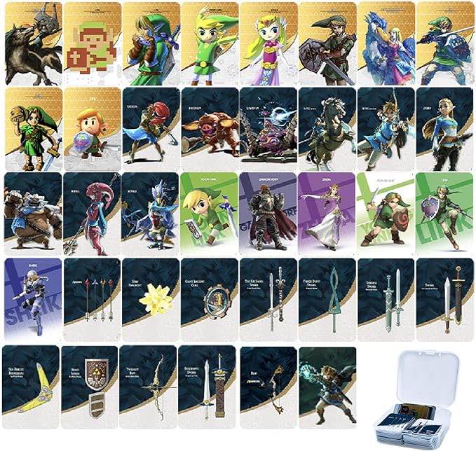 38 Pcs Z-el-d Series NFC Cards Set for Switch