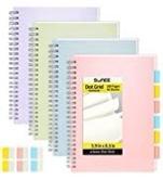 Sunee 4 pack Dot Grid Notebook, 80 Sheets
