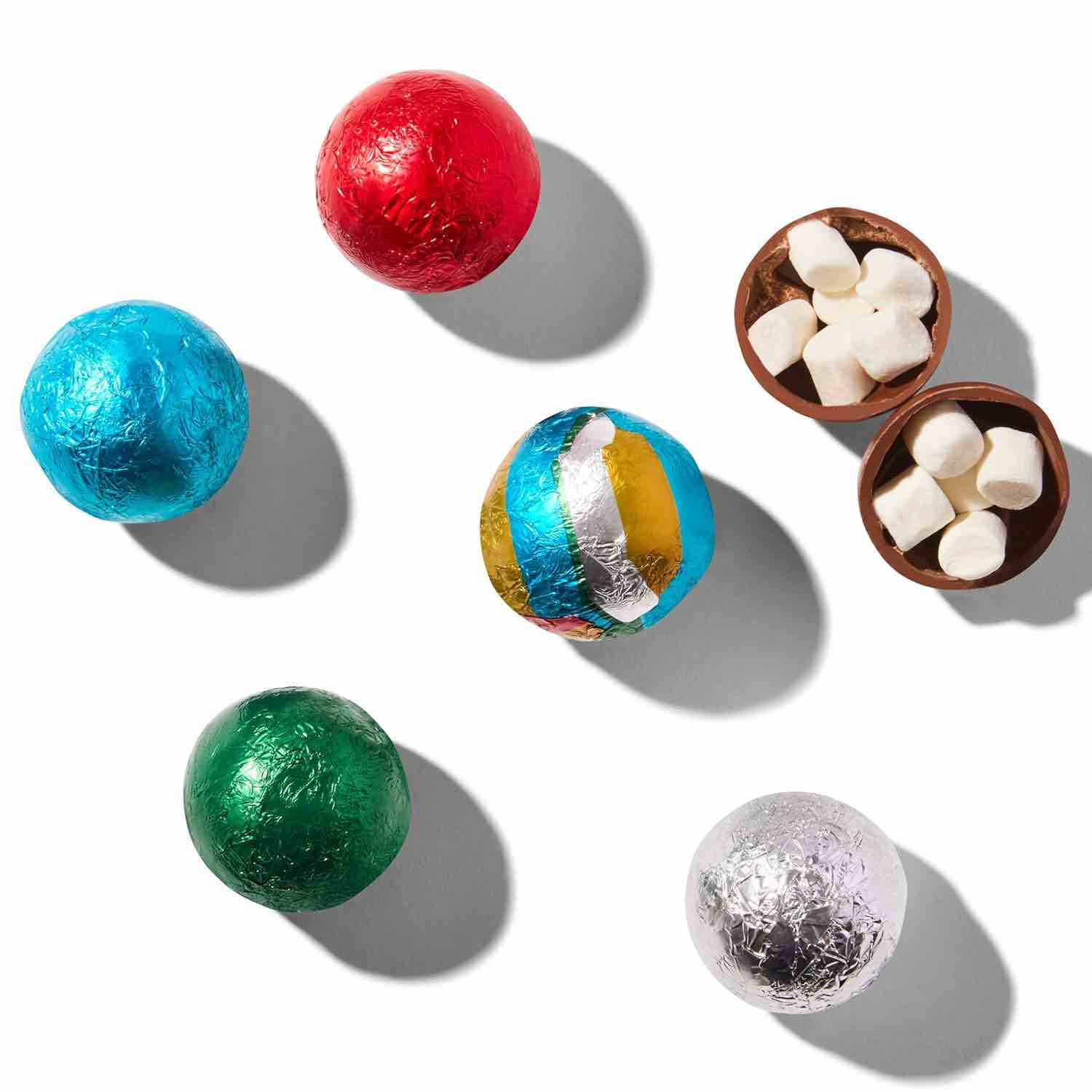 Bombombs, Hot Chocolate Bomb Gift Set, 5 Flavors in Colorful Wrappers
