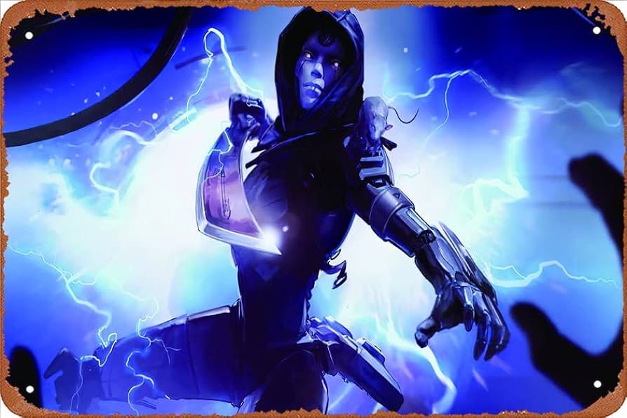 Ash Apex Legends Poster Metal Tin Sign Retro Vintage 8x12 Inch Wall Decor