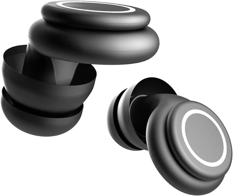 Hush Earplugs for Sleeping - Noise Cancelling Concert Ear Plugs - Comfortable and Reusable Soft Silicone - Noise Sensitivity - 12 Ear Tips -31dB Noise Cancelling
