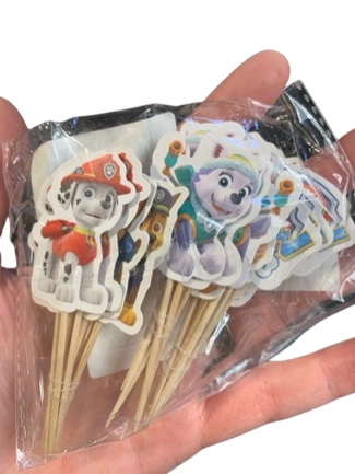 24 Cupcake Topper Picks ( Paw Patrol)