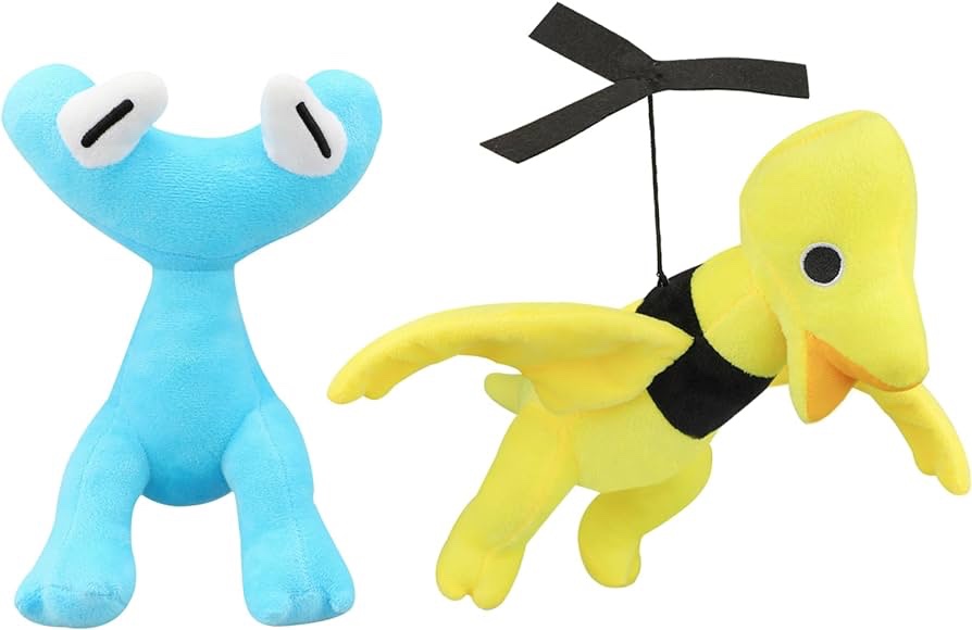 ATVGRTC Friend's Chapter 2 Rainbow Plush Toy,Kids Game Fans Birthday Party Favored First Choice Gift, 7.8 Inch Mini Plush Toy (2 Pieces)