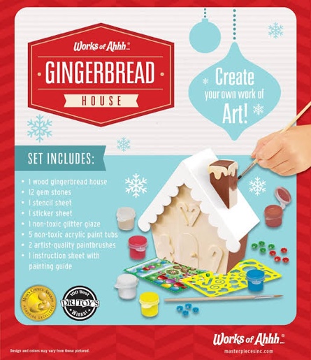 Wood Paint Set Ornament Gingerbread