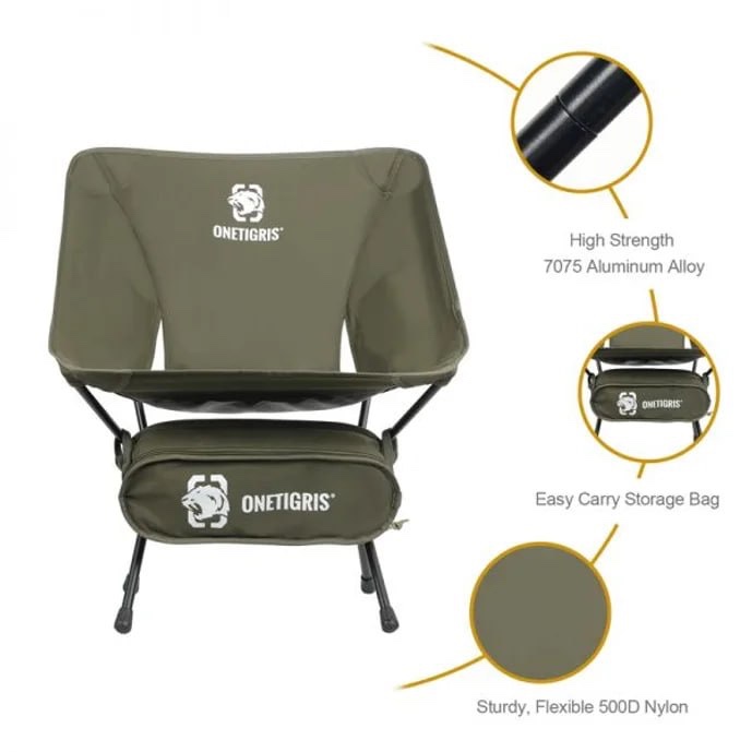 Portable Camping Chair (Ranger Green)