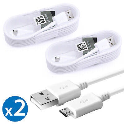 USB charging cable android 2 count