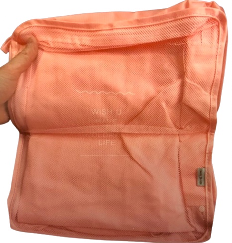 Luggage Organizer Bags for Travel Accessories Travel Essentials, Travel Cubes for Carry on Suitcases (Orange)