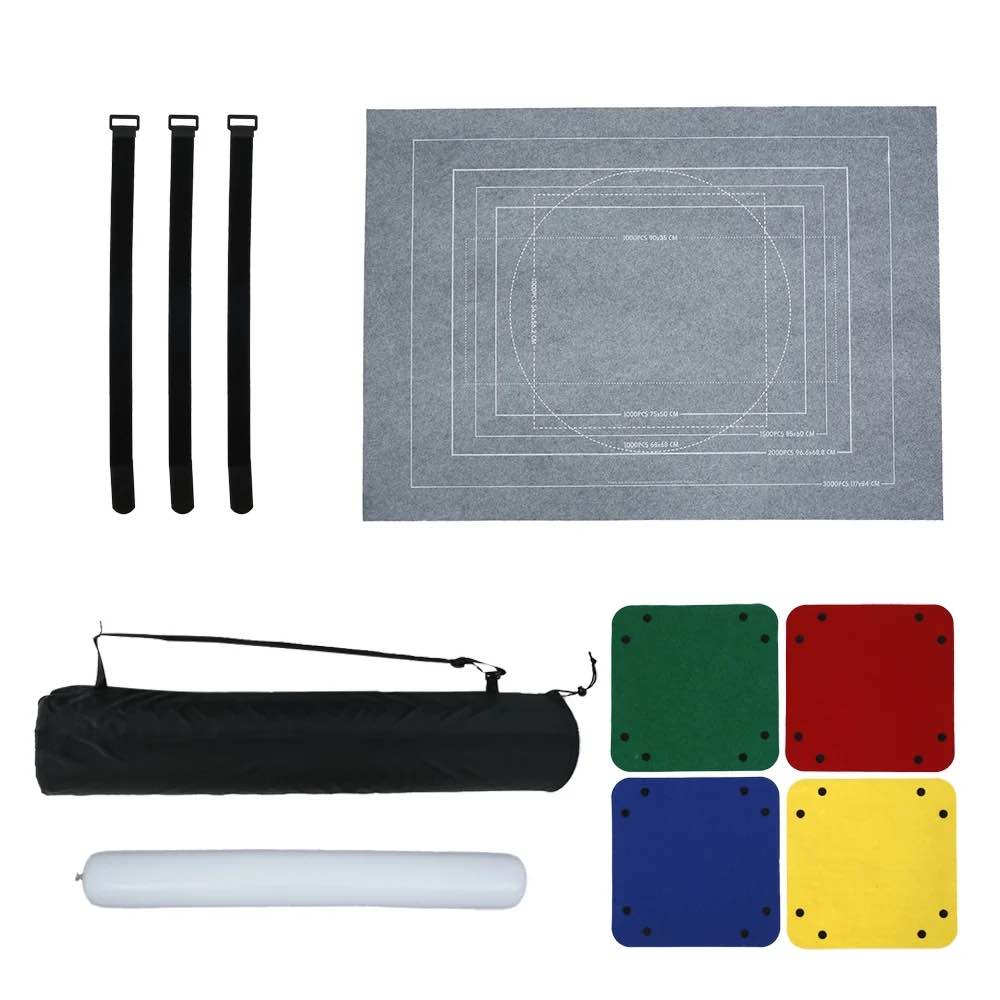 Puzzle Roll Jigsaw Storage Felt Mat, Jigroll Up to 1,500 Pieces, Environmental Friendly Material for Jigsaw Puzzle Player, Box with Drawstring Storage Bag