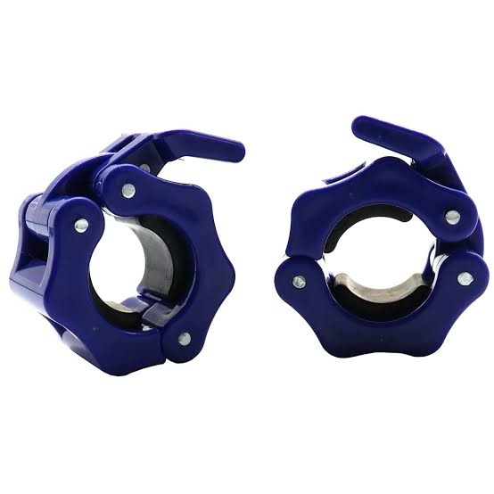EastyGold Barbell Clamps Dumbbell Spinlock Collars Clips for Standard Weight Lifting Dumbbell Barbell Bar Quick Release Lock Professional Buckle 1 Pair for Gym Exercise Fitness Body Building 1 Inch or 2 Inch
