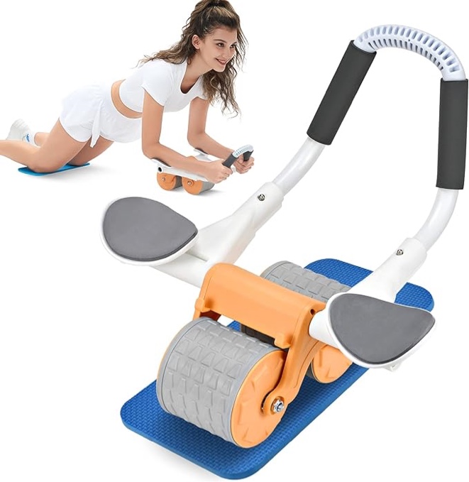 CDPZN Ab Roller Wheel, AB workout equipment, Ab Wheel Roller for Core Workout, Ab Workout Equipment for Abdominal Exercise, Automatic Rebound Abdominal Wheel Upgrade