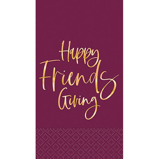 Friendsgiving Guest Napkins, 16 Count