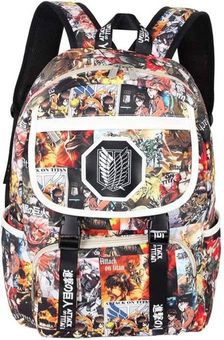 mnizgrf Anime Backpack Rucksack Large Capacity Laptop Shoulder Bag Back Pack Laptop Bag