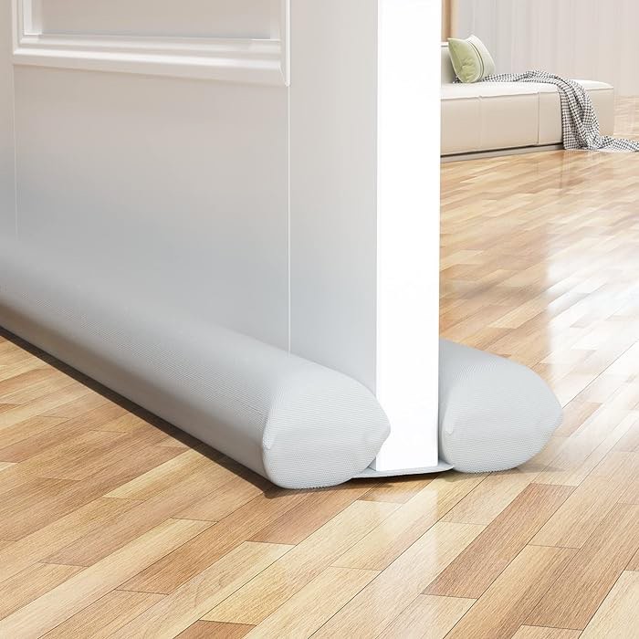 LEPAYU Door Draft Stopper Twin Double-Sided Under Door Noisy and Light ...