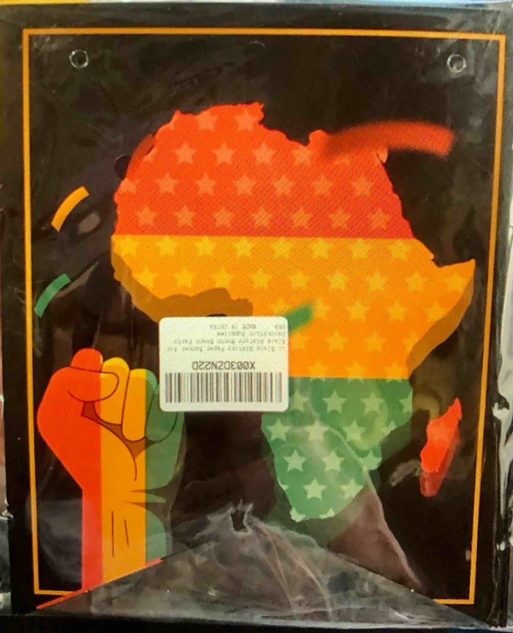 Black History Month Banner Party Decorations, African American Country Festival Black History Paper Banner Party Decorations