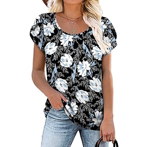 Women’s Shirts - Stand Collar Blouses with Buttons - White Lily, Large