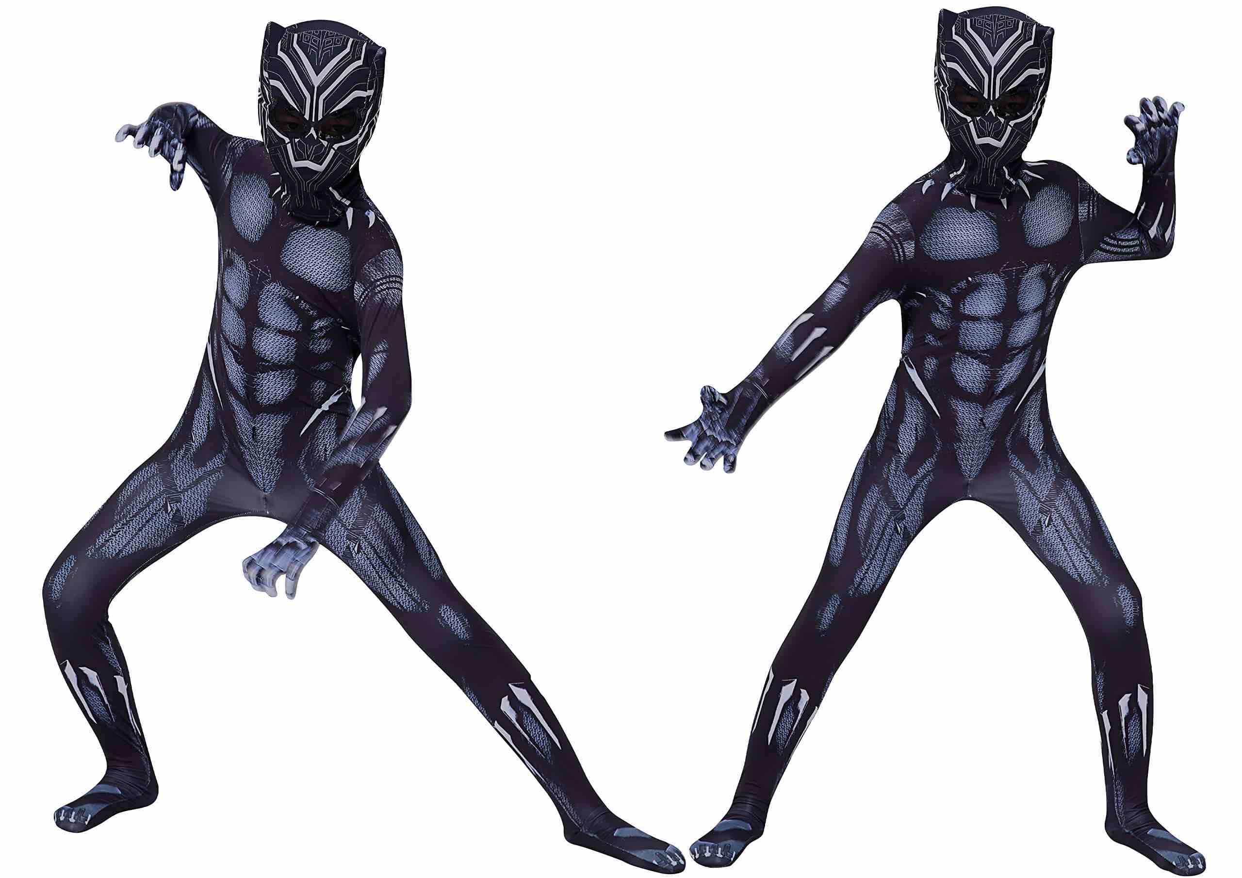 FSSMSJJ Superhero Kids Bodysuit Costume —  Spandex Halloween Cosplay Costumes (100, Purple)