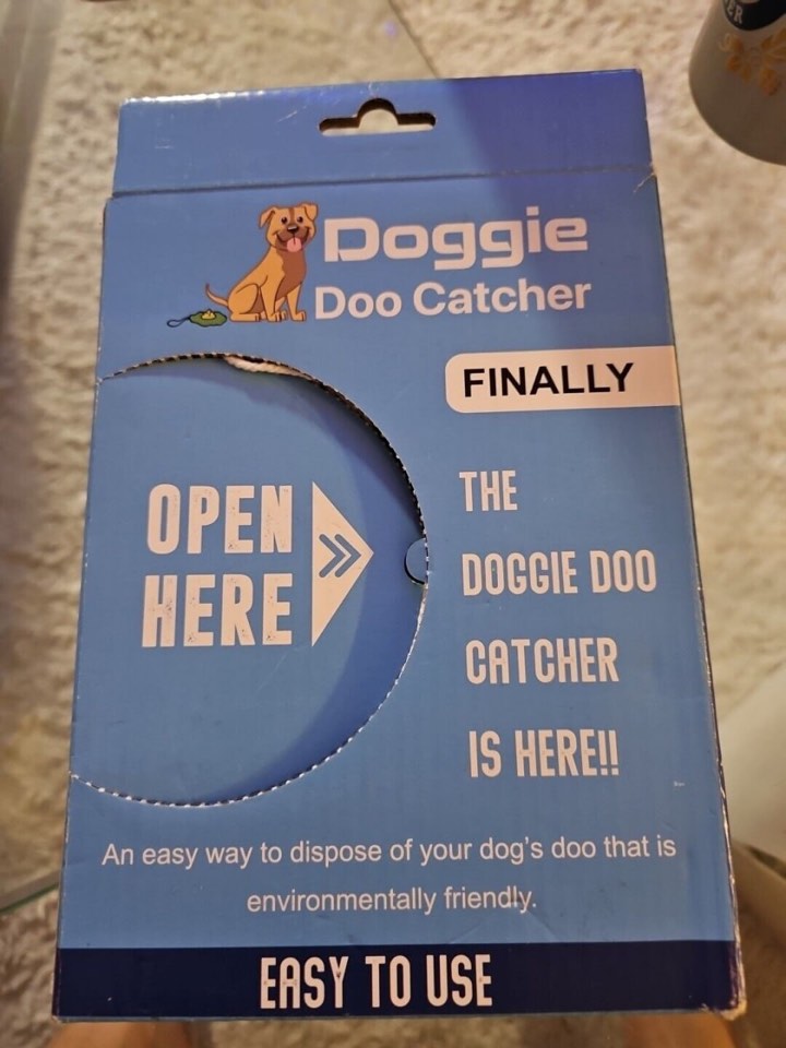Doggie Doo Catcher / Dog Doo Bag With Strings Outside Use