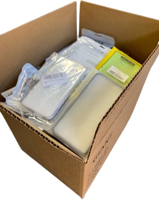 Box of Assorted Phone Cases