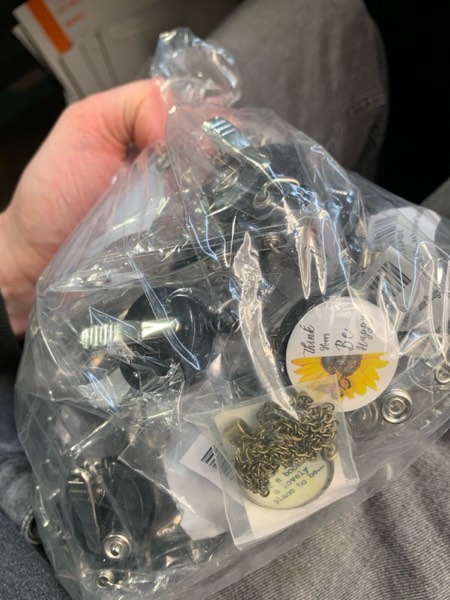 Bag of Assorted Badge Holders