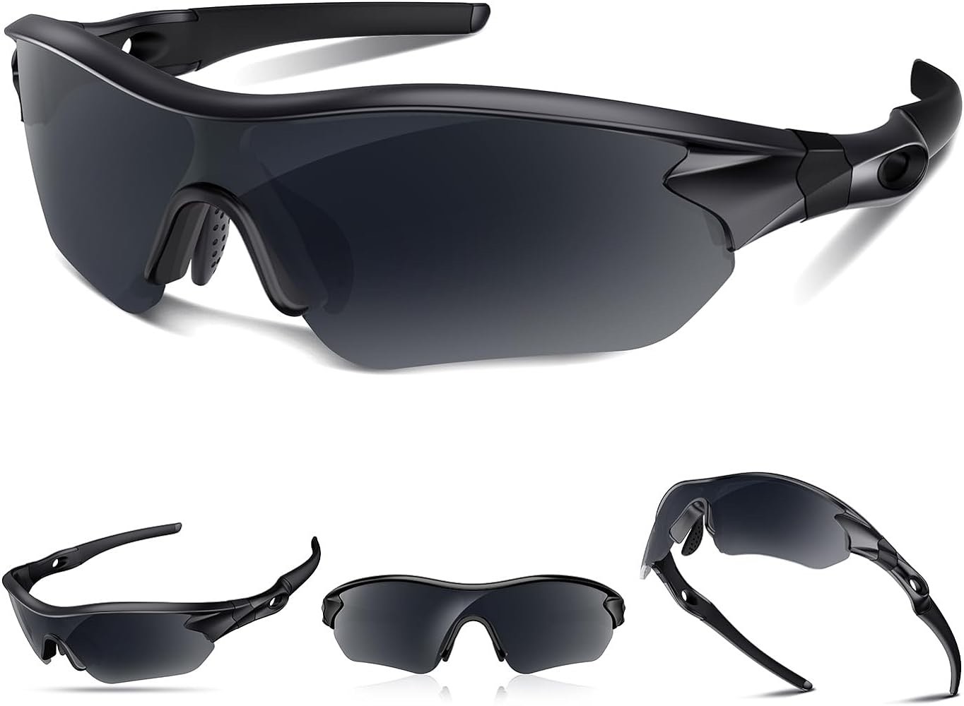 Roaqua Sports Sunglasses for Driving Fishing Baseball. A09
