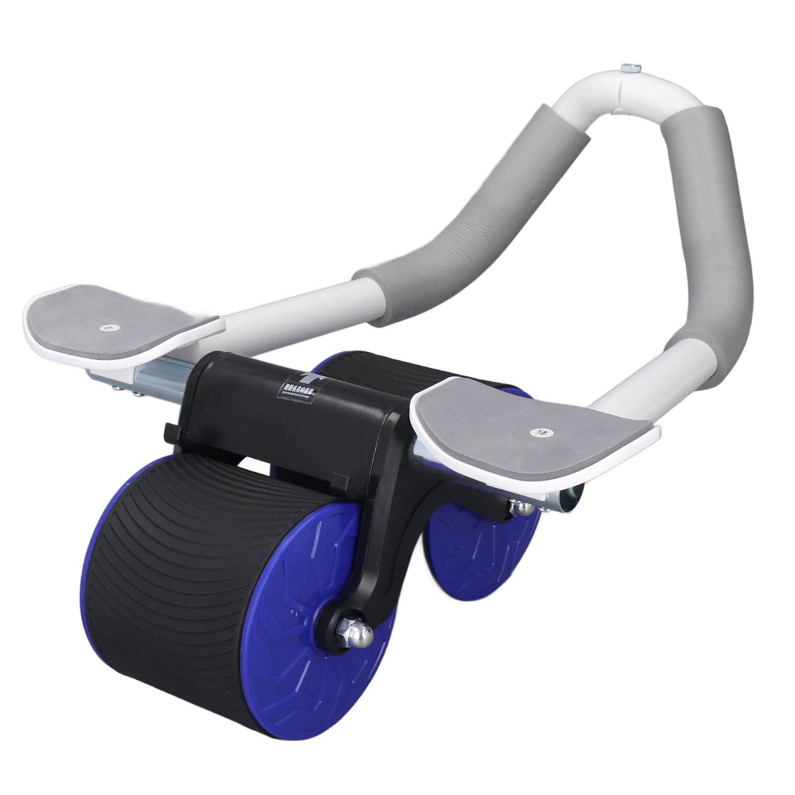 Automatic Rebound Abdominal Wheel, Ab Roller Automatic Rebound with Elbow Support Non Slip Double Wheels Ab Abdominal Exercise Roller with Knee Pad for Abs Workout Core Training