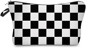 LOOMILOO Cosmetic Bag for Women, Adorable Roomy Makeup Bags Travel Water Resistant Toiletry Bag Accessories Organizer Cute Gifts (Lattice 51782)