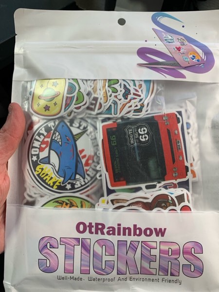 200Pcs Cool Random Stickers Vinyl Skateboard Stickers, Variety Pack for Laptop Guitar Travel Case Water Bottle Car Luggage Bike Sticker Waterproof Graffiti Decals,Gift for Teens Adult