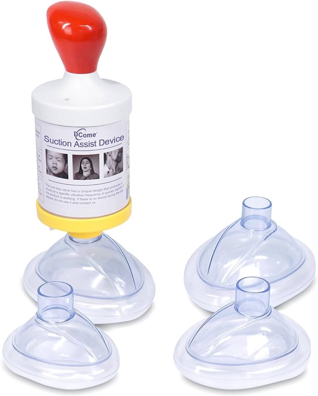 Family Removal Device for Removing Blocked Objects, Effective Anti-Choking Device with Four Masks, Strong Suction First Aid Home Kit, Portable & Easy to Use