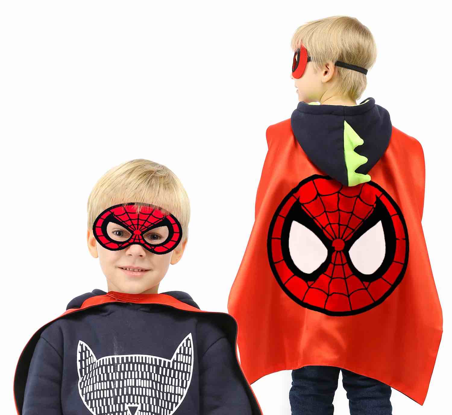 VOSOE Superhero Capes with Masks Cosplay Costumes Birthday Party Christmas Halloween Dress up Gift for Kids (Panther 5 Sets)