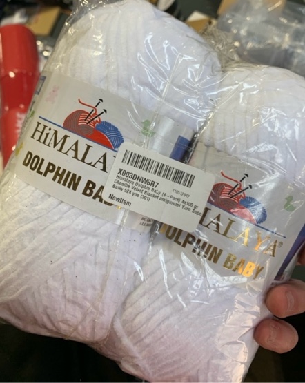 Himalaya Dolphin Baby: 2-Pack x 100 grams Chenille Velvet Blanket Amigurumi Yarn Super Bulky 524 Yards (301)