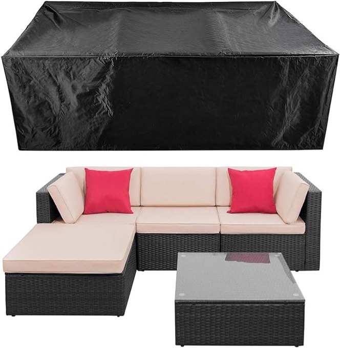 Patio Furniture Set Cover Outdoor Sectional Sofa Set Covers Outdoor Table and Chair Set Covers Water Resistant Large 90" L x 64" W x 28" H