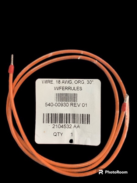 Ferrule Wire 18 awg org 30"
