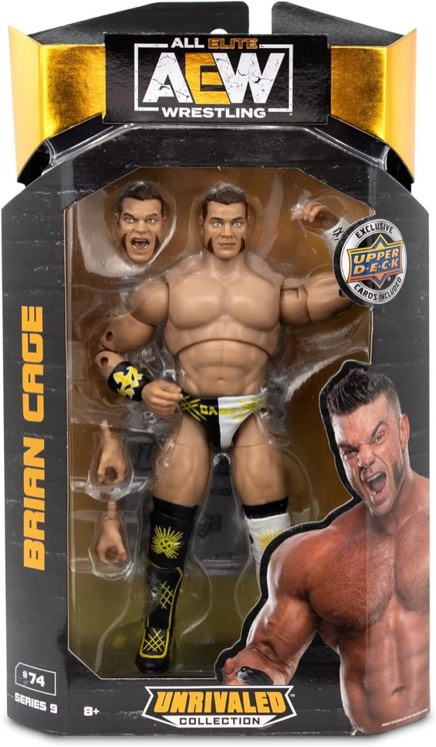 AEW Unmatched Unrivaled Luminaries Collection Wrestling Action Figure (Choose Wrestler) (Brian Cage)